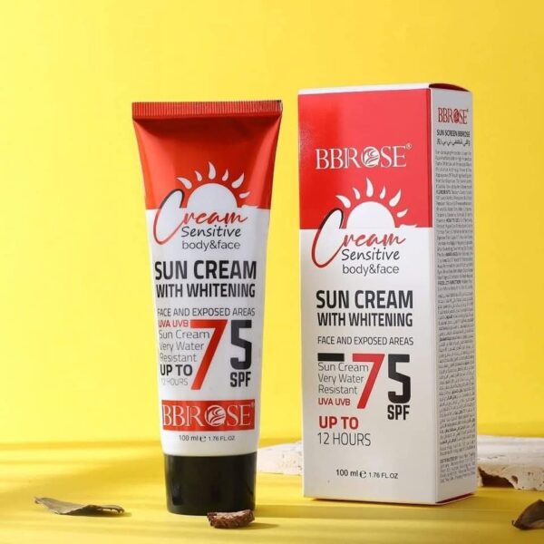 واقي شمس مع تبيض للبشرة